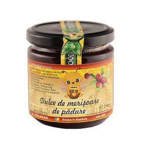 Dulceata de merisoare padure doar cu miere 250g